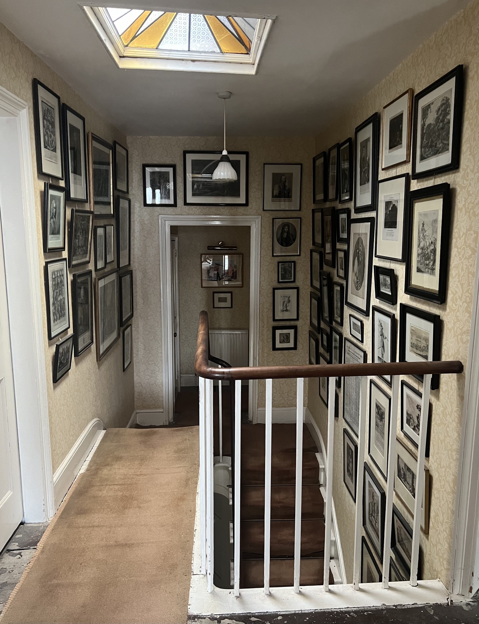 24 Upper staircase and glazed light